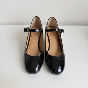 Tsumori Chisato Black Patent Leather Mary Jane Shoes